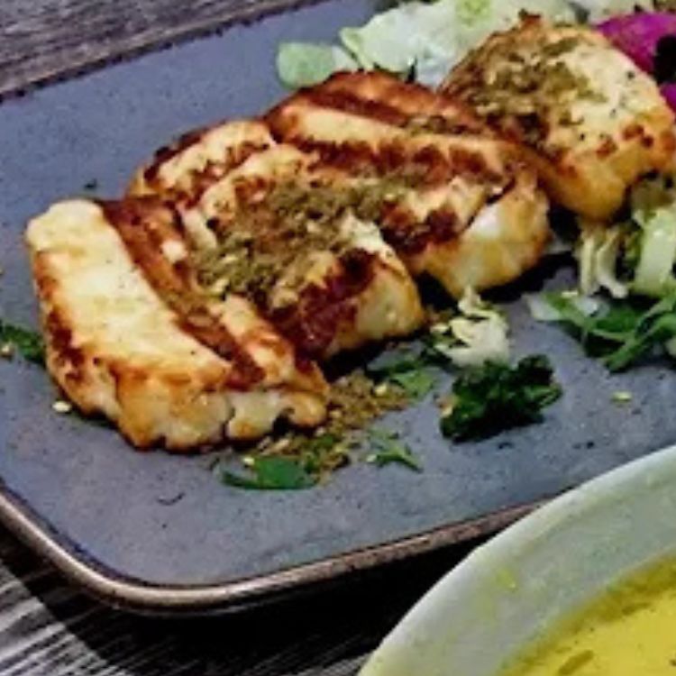 grilled haloumi